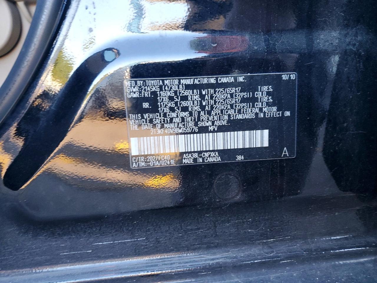 2011 TOYOTA RAV4 photo 12