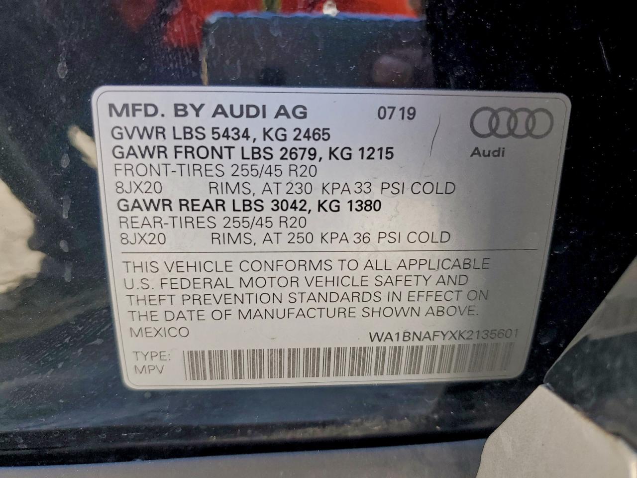 2019 AUDI Q5 PREMIUM PLUS photo 25