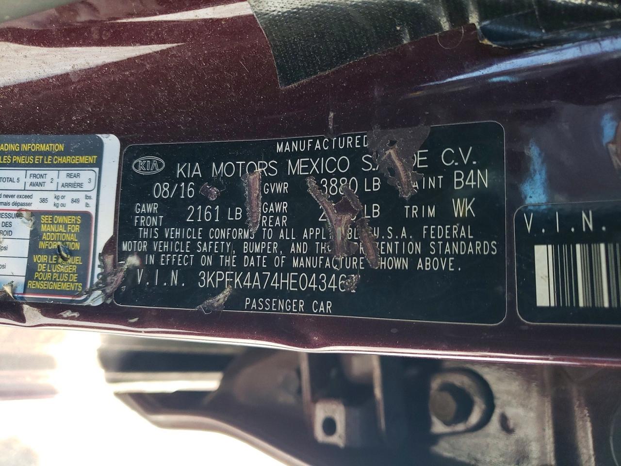 2017 KIA FORTE photo 12