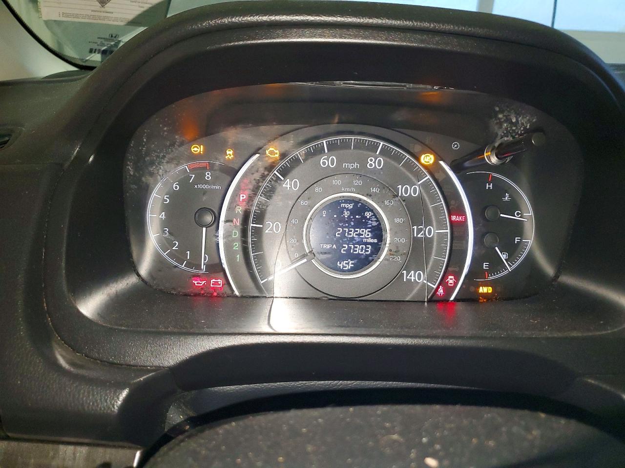 2012 HONDA CR-V EXL photo 9