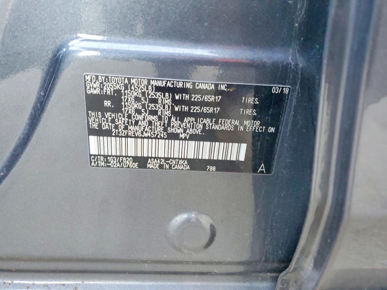 2018 TOYOTA RAV4 LE photo 14