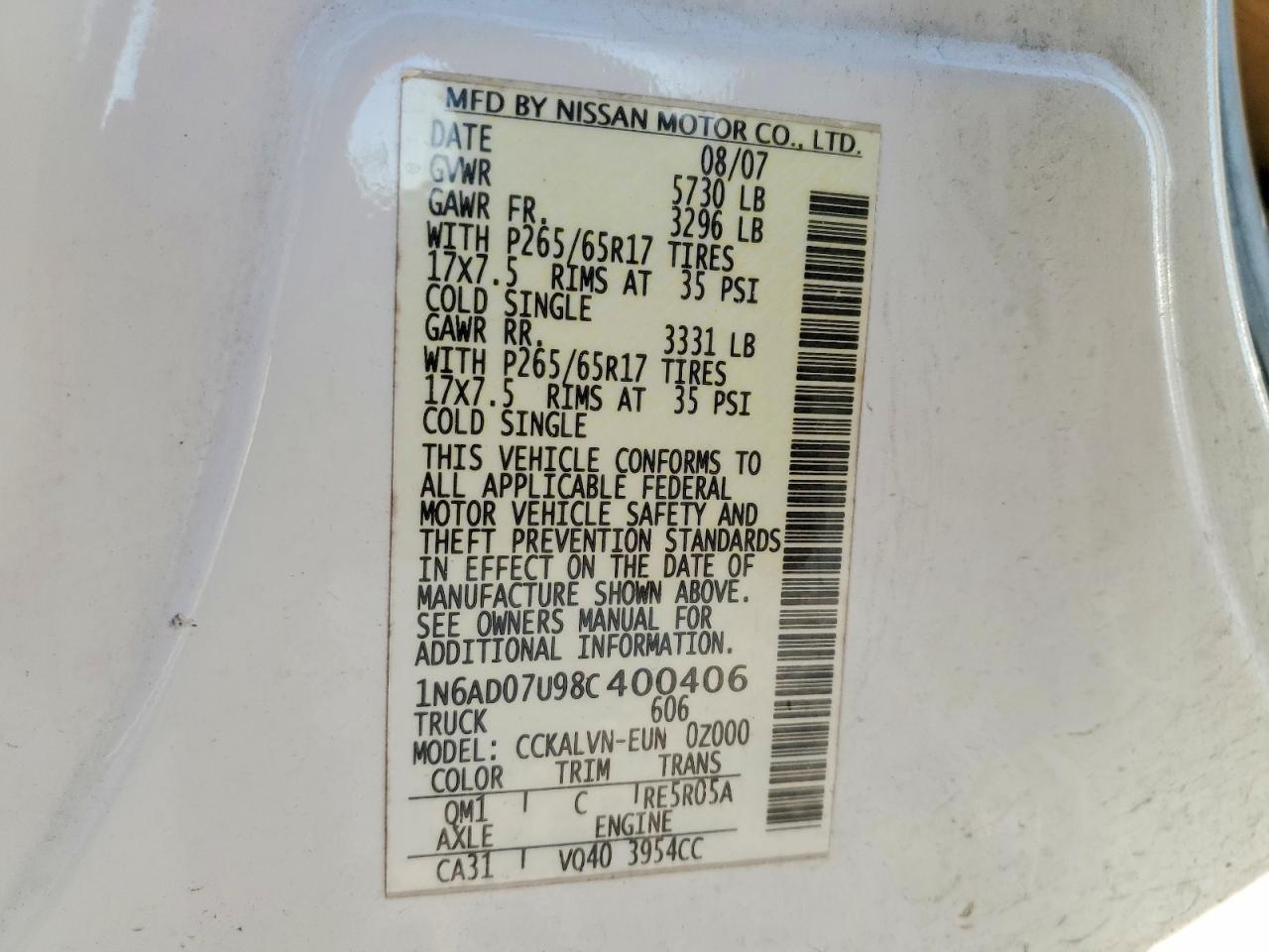 2008 NISSAN FRONTIER CREW CAB LE photo 13