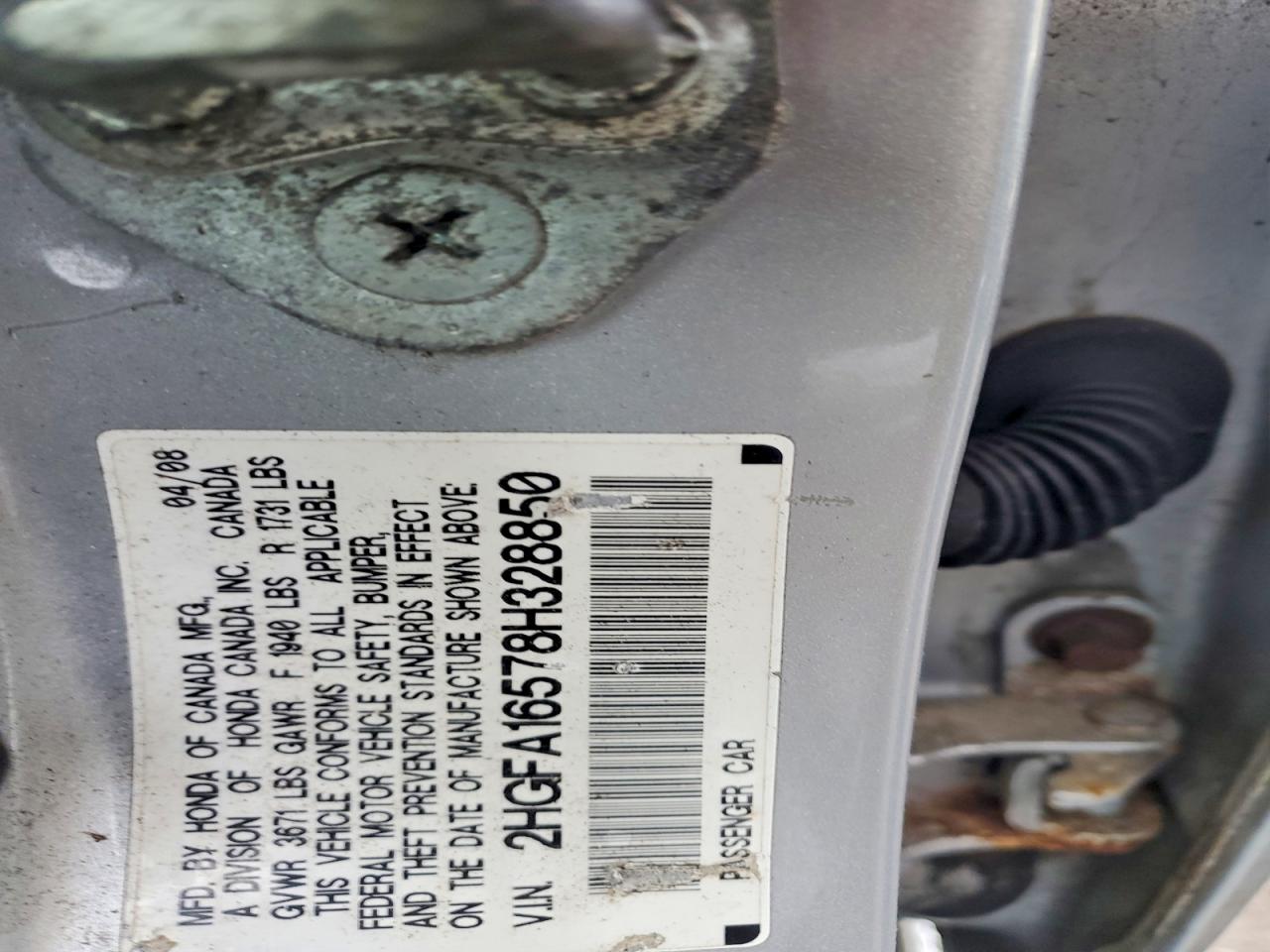 2008 HONDA CIVIC LX photo 12