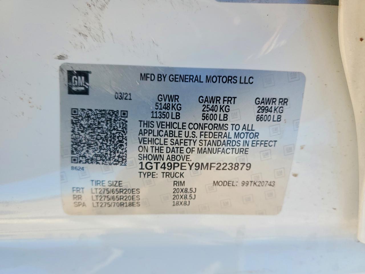 2021 GMC SIERRA K2500 AT4 photo 12