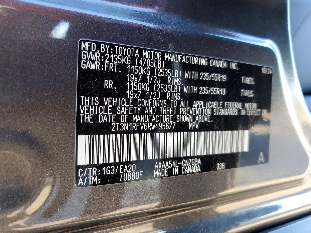 2024 TOYOTA RAV4 LIMITED photo 13