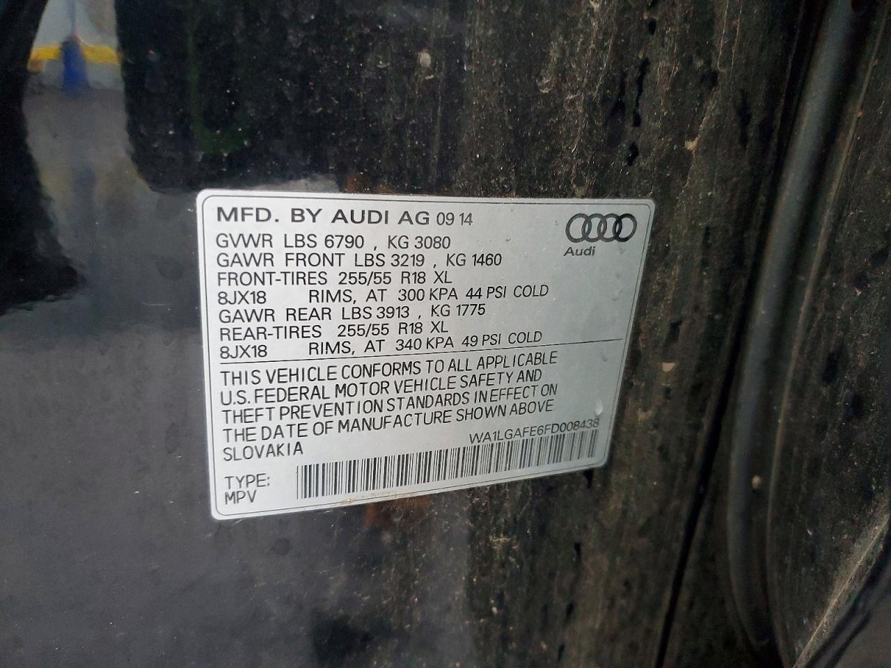 2015 AUDI Q7 PREMIUM PLUS photo 12
