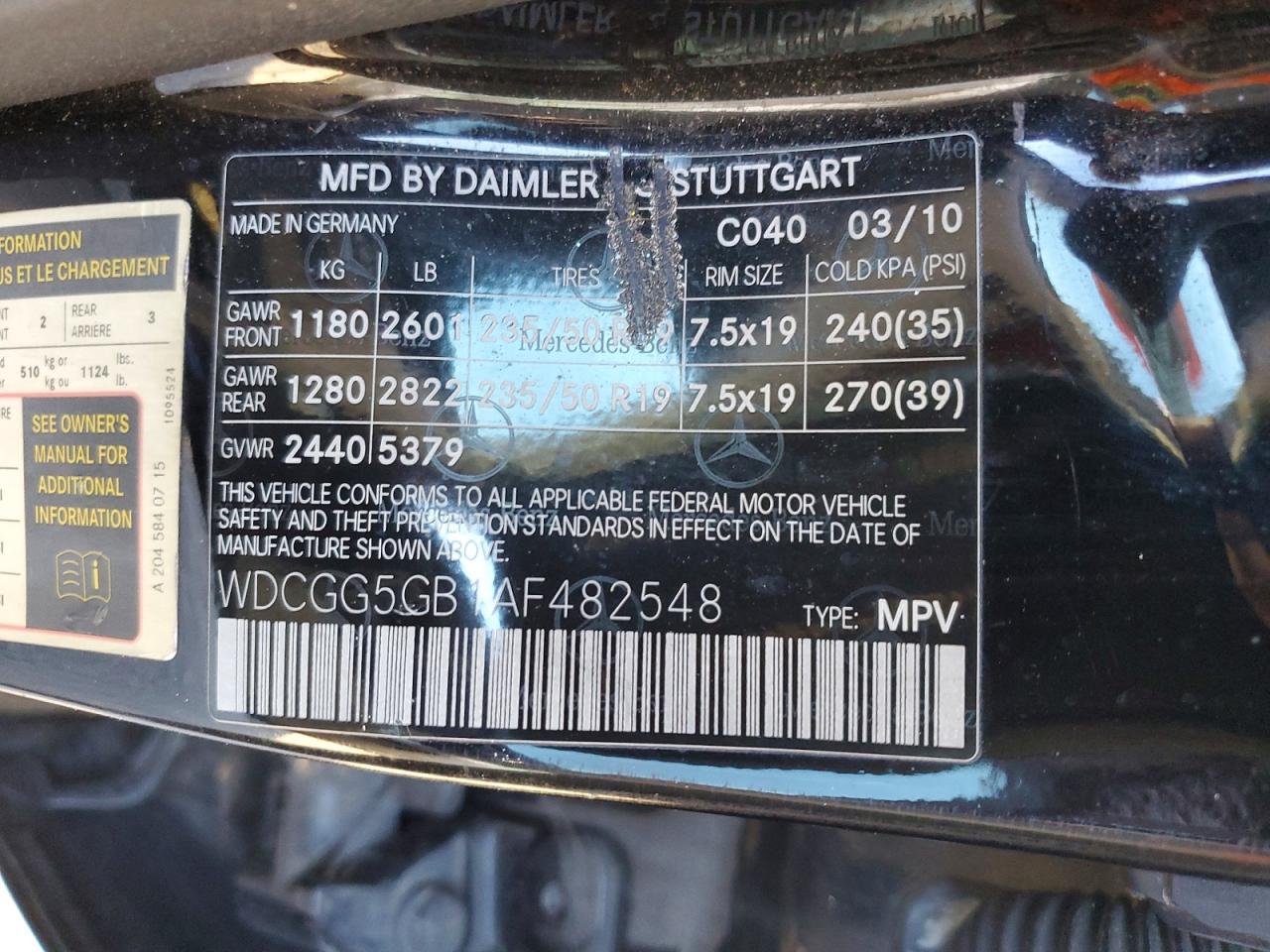 2010 MERCEDES-BENZ GLK 350 photo 13