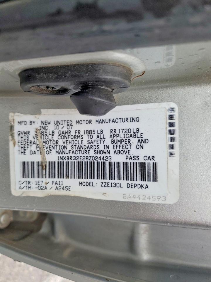 2008 TOYOTA COROLLA CE photo 12