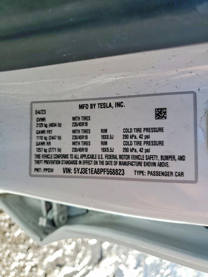 2023 TESLA MODEL 3 photo 34