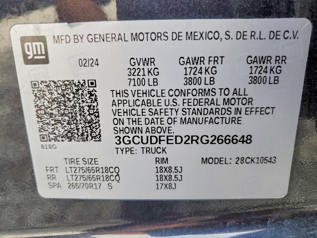 2024 CHEVROLET SILVERADO K1500 LT TRAIL BOSS photo 12