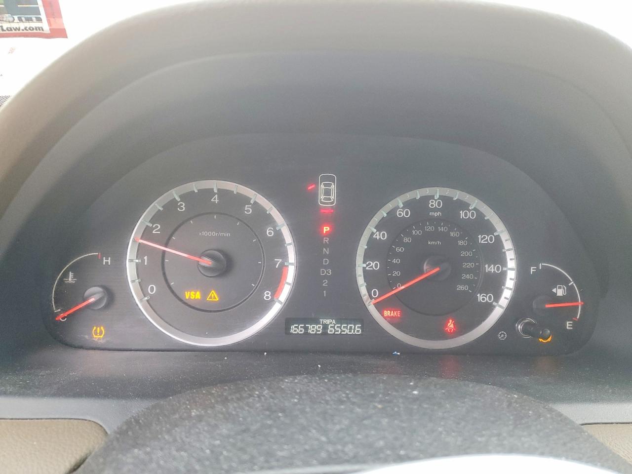 2009 HONDA ACCORD EXL photo 9