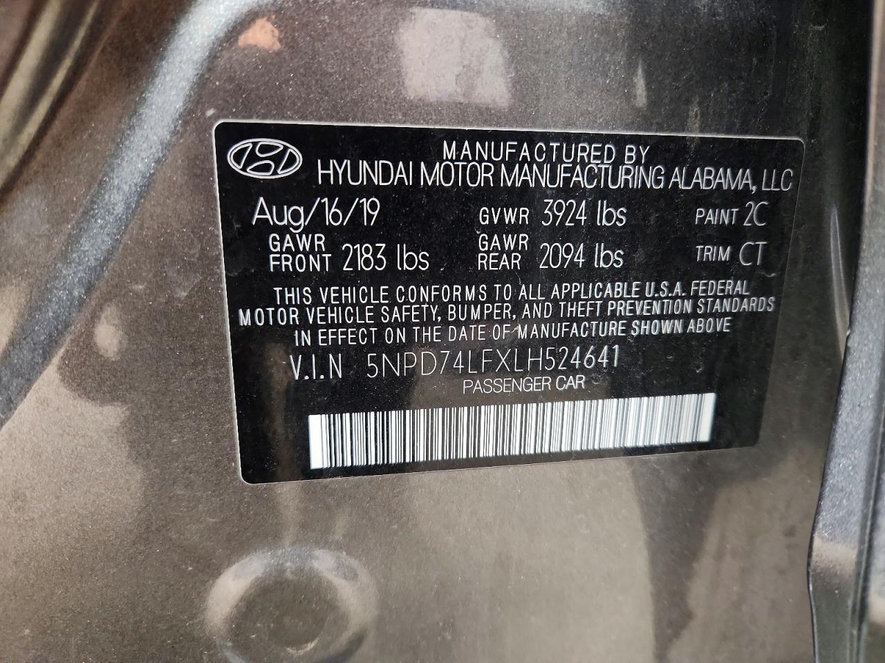 2020 HYUNDAI ELANTRA SE photo 13