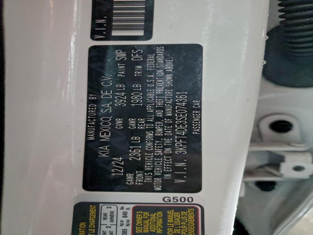 2025 KIA K4 LX photo 14