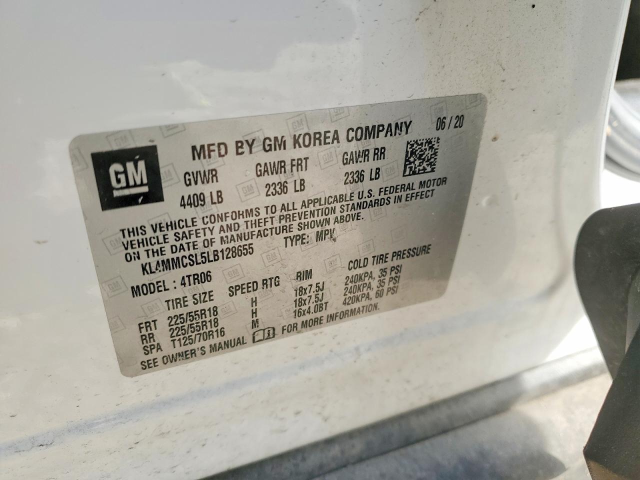 2020 BUICK ENCORE GX PREFERRED photo 49