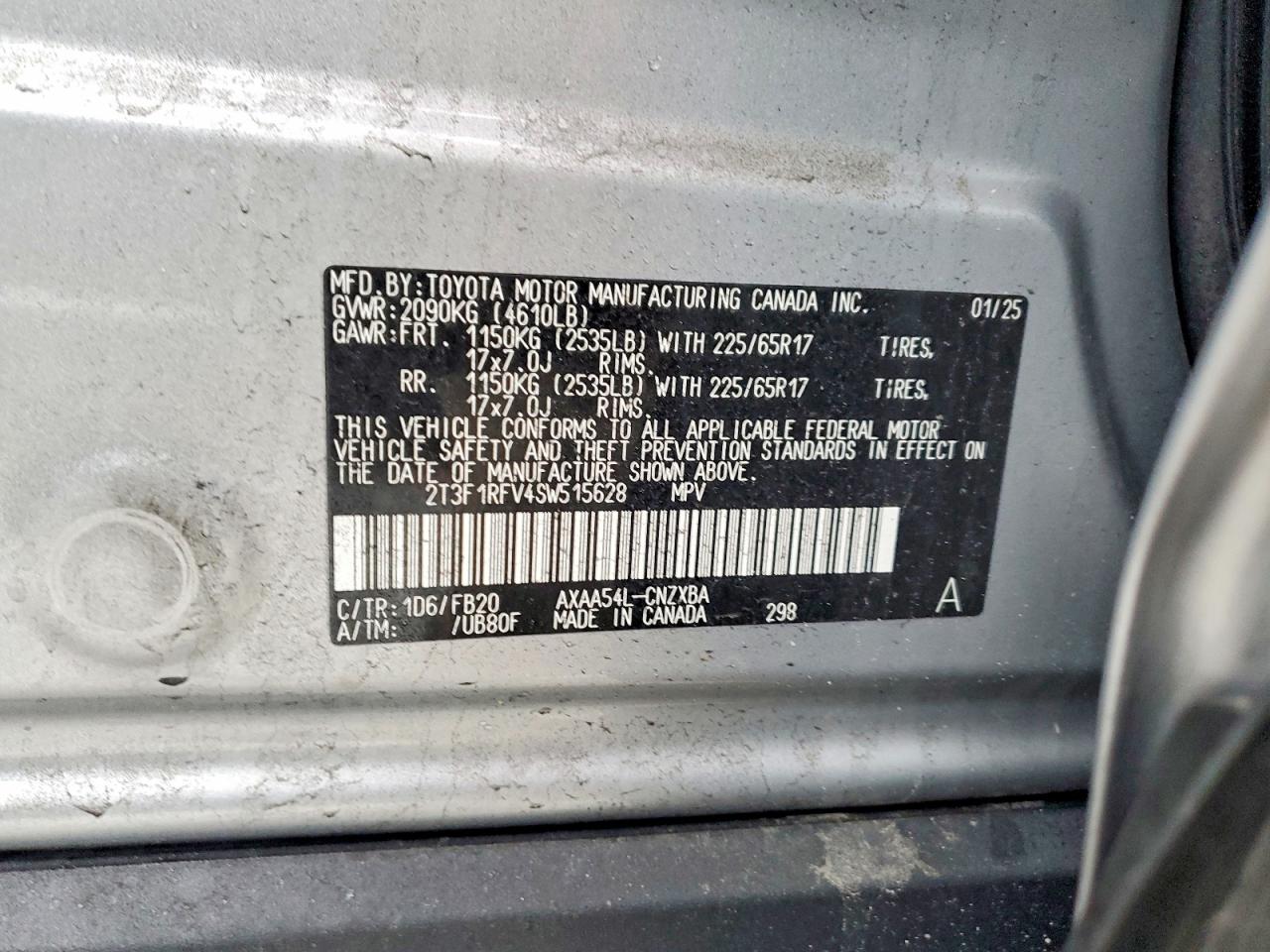 2025 TOYOTA RAV4 LE photo 13