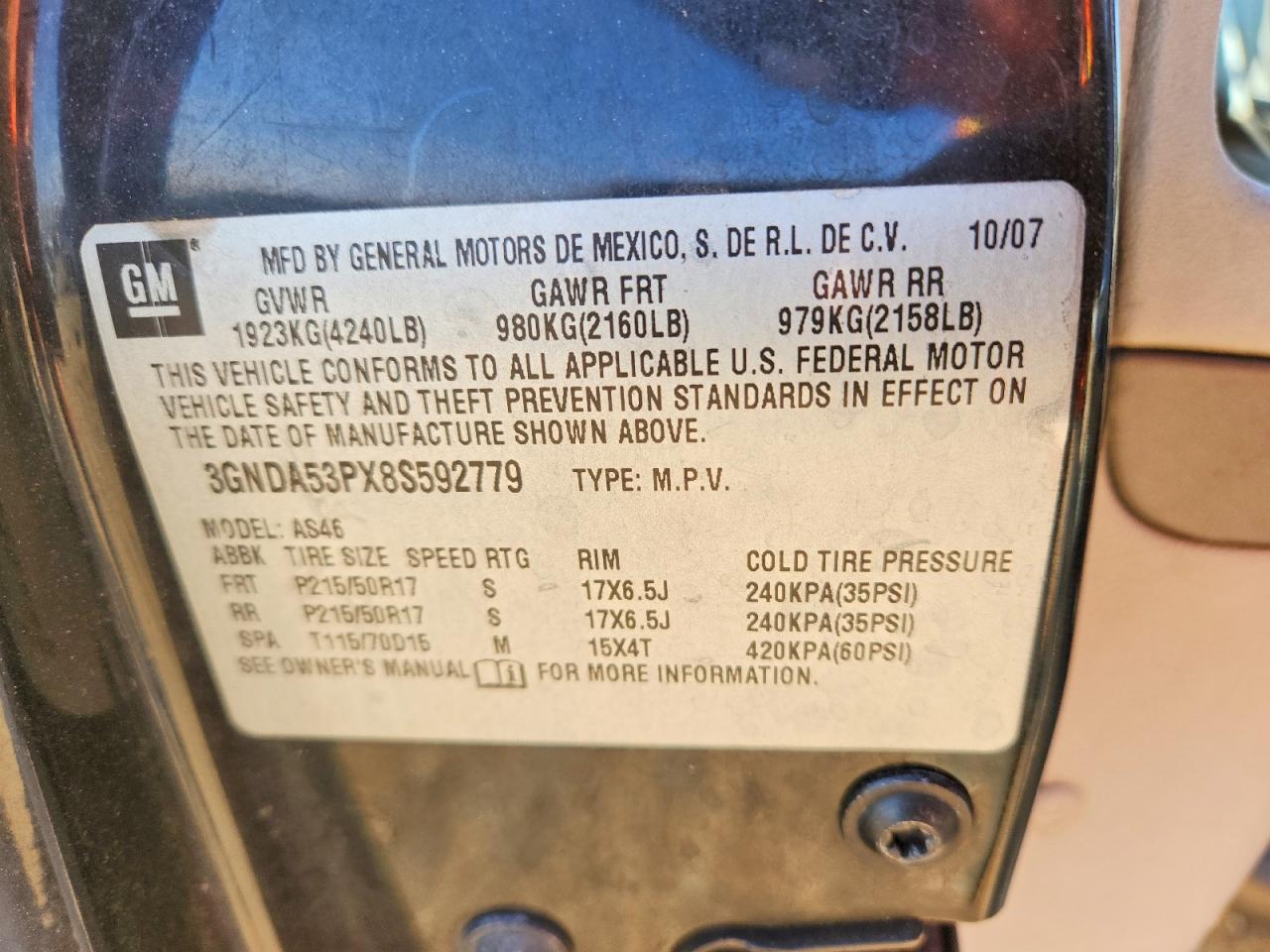 2008 CHEVROLET HHR LT photo 13