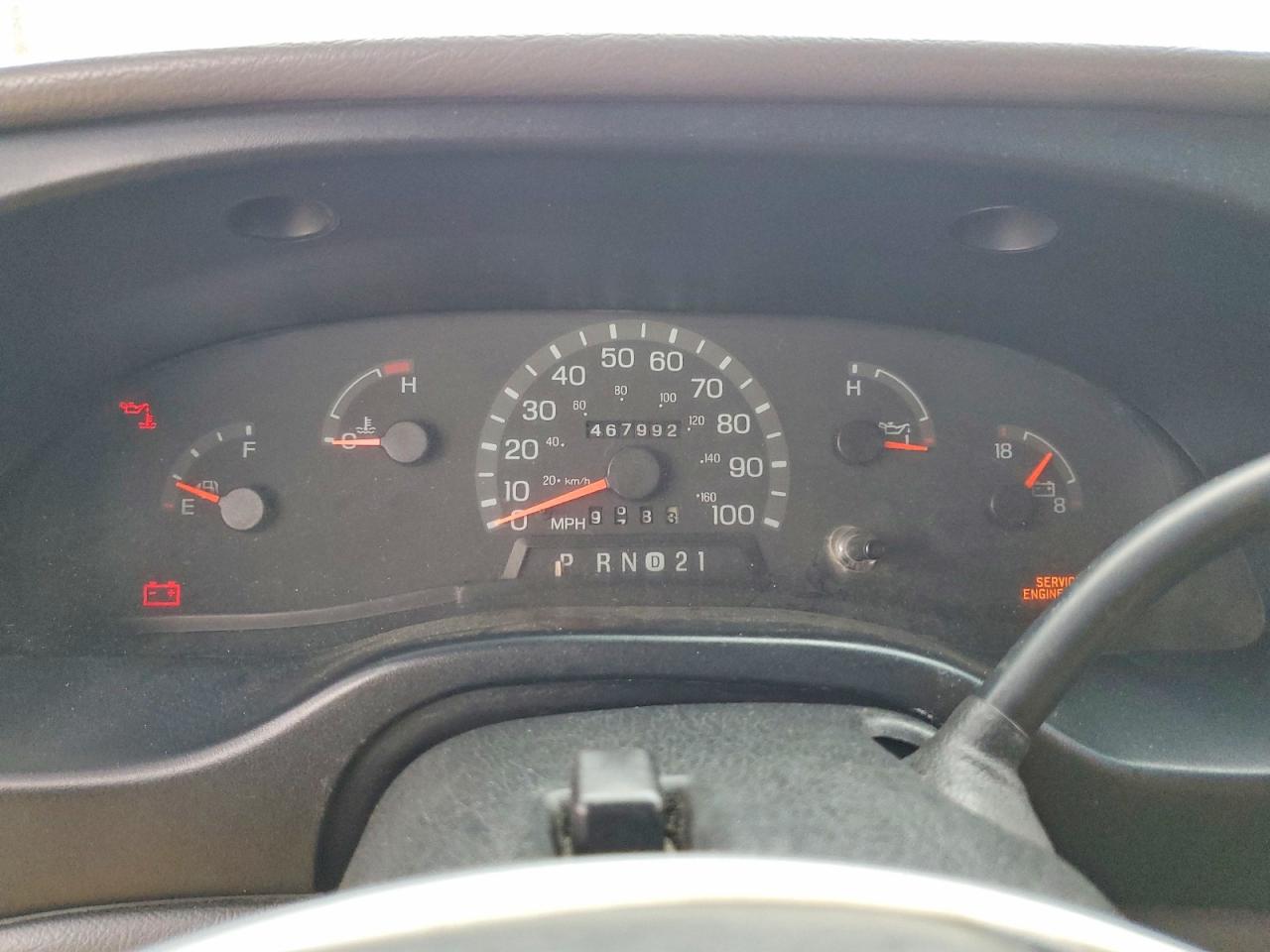 1999 FORD ECONOLINE E150 VAN photo 9