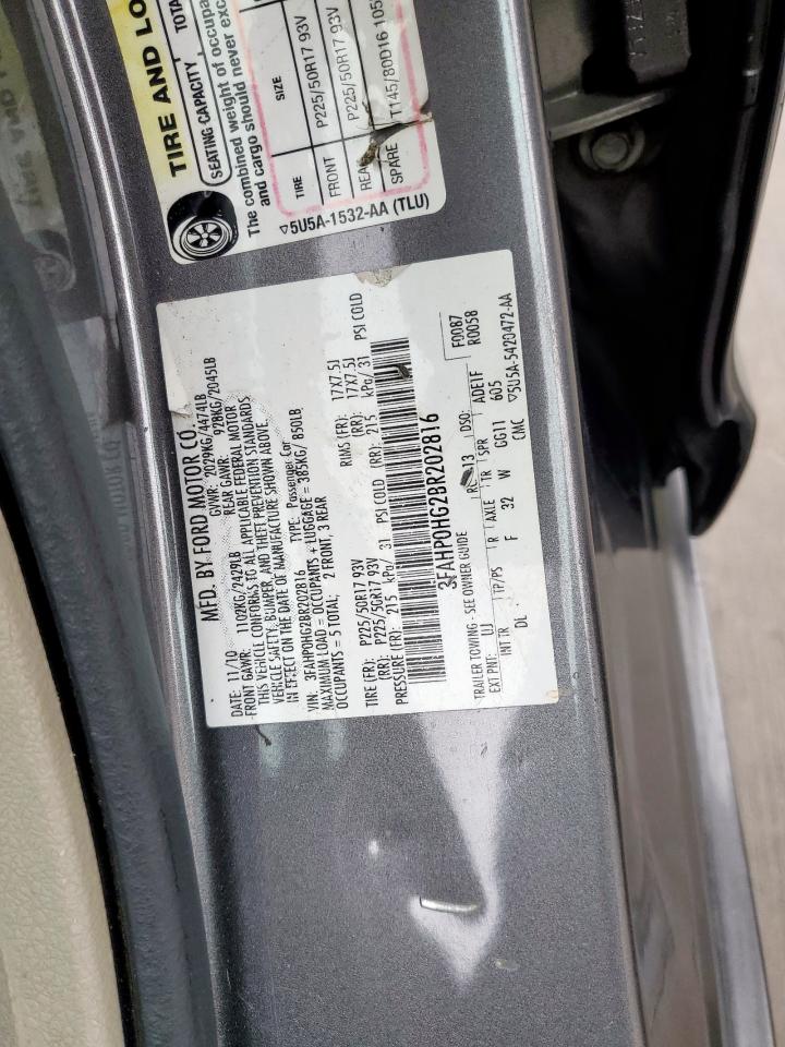 2011 FORD FUSION SE photo 12