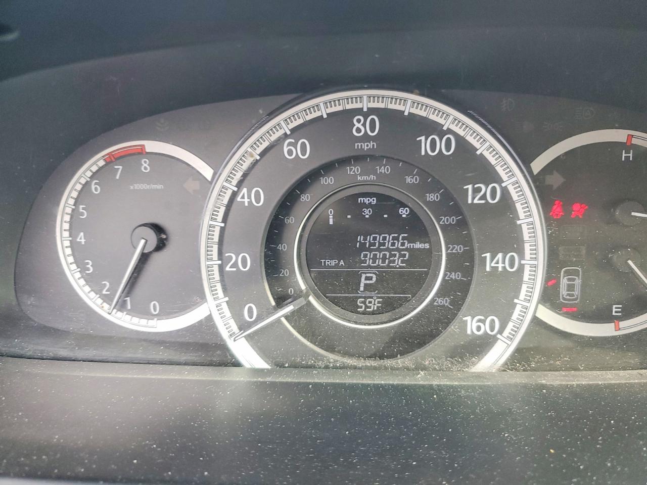 2013 HONDA ACCORD EX photo 9