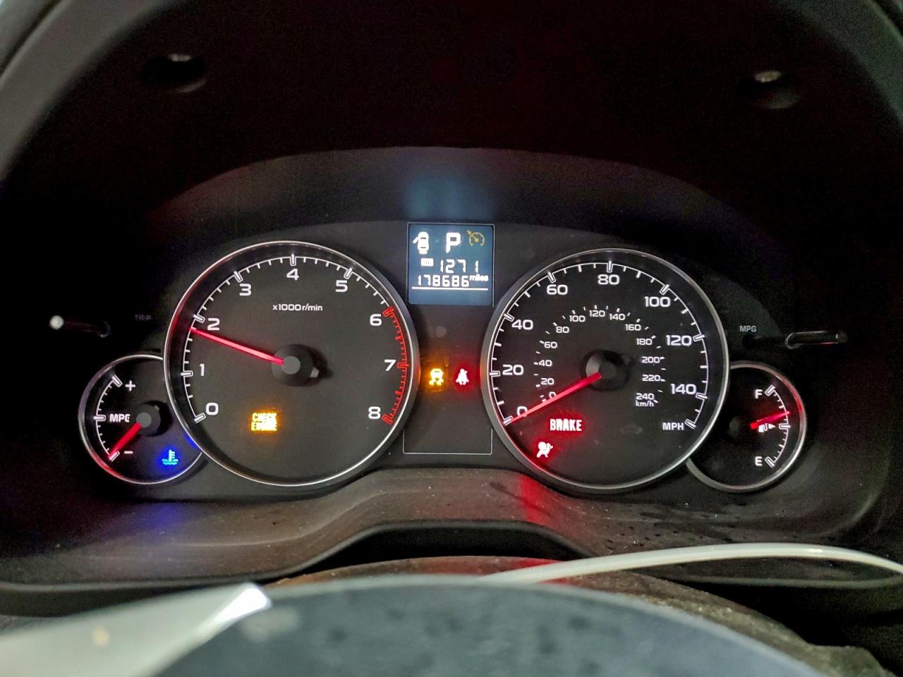 2014 SUBARU OUTBACK 2.5I photo 9