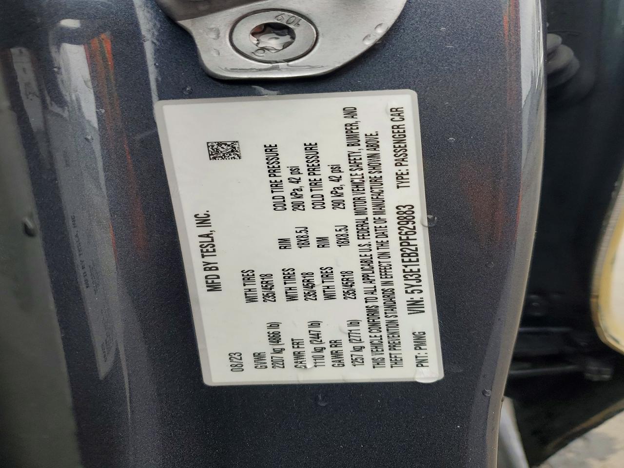 2023 TESLA MODEL 3 photo 13