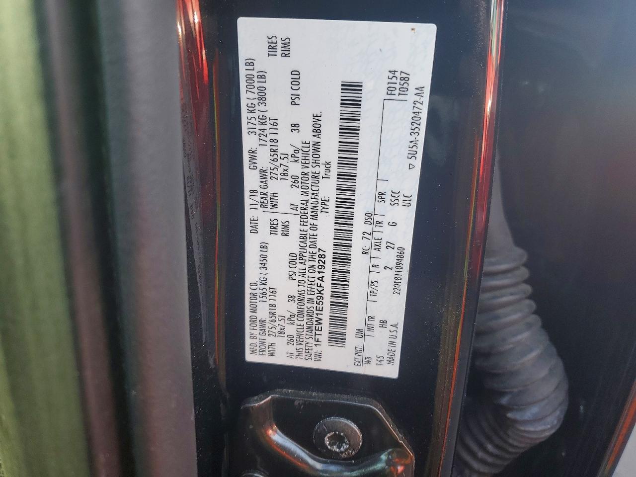 2019 FORD F150 SUPERCREW photo 25