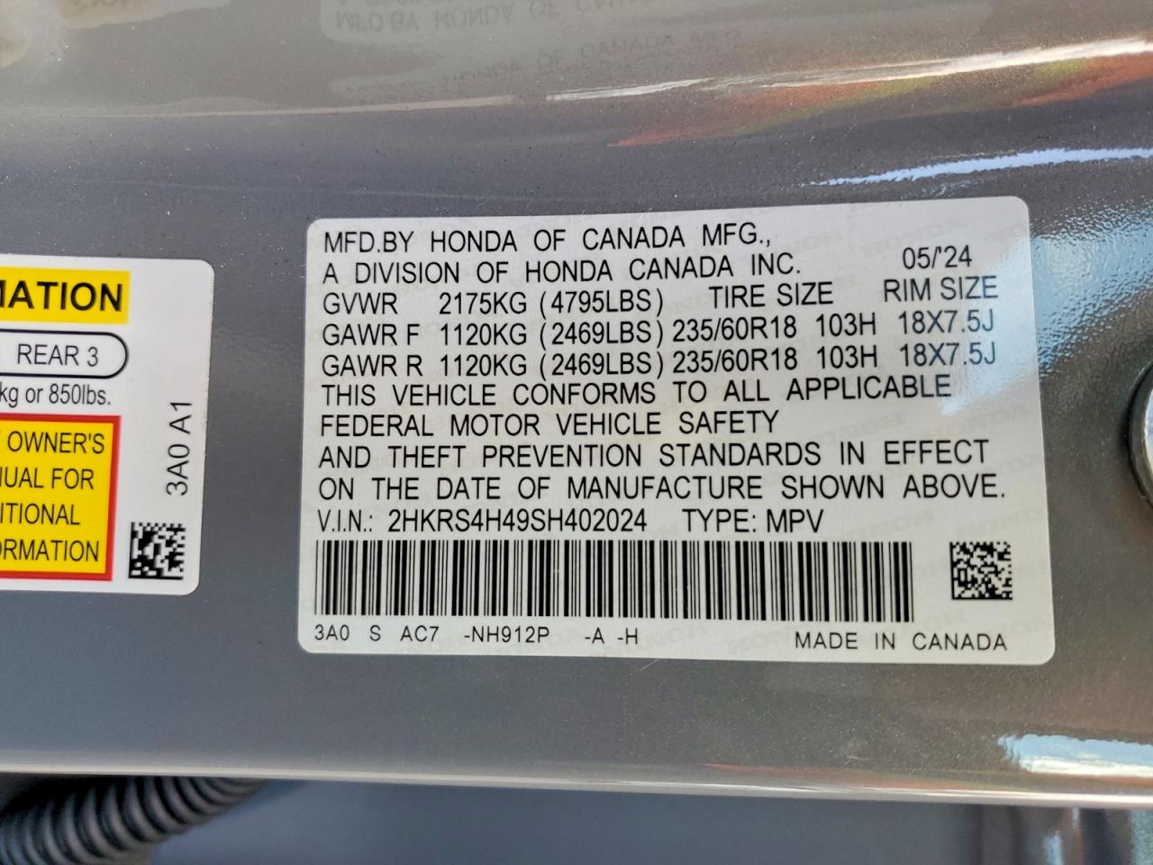 2025 HONDA CR-V EX photo 12
