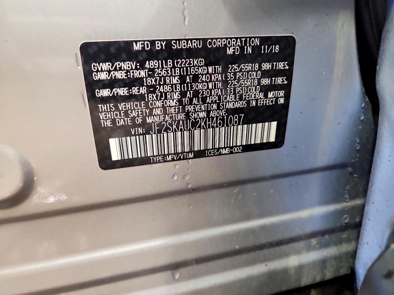2019 SUBARU FORESTER LIMITED photo 14