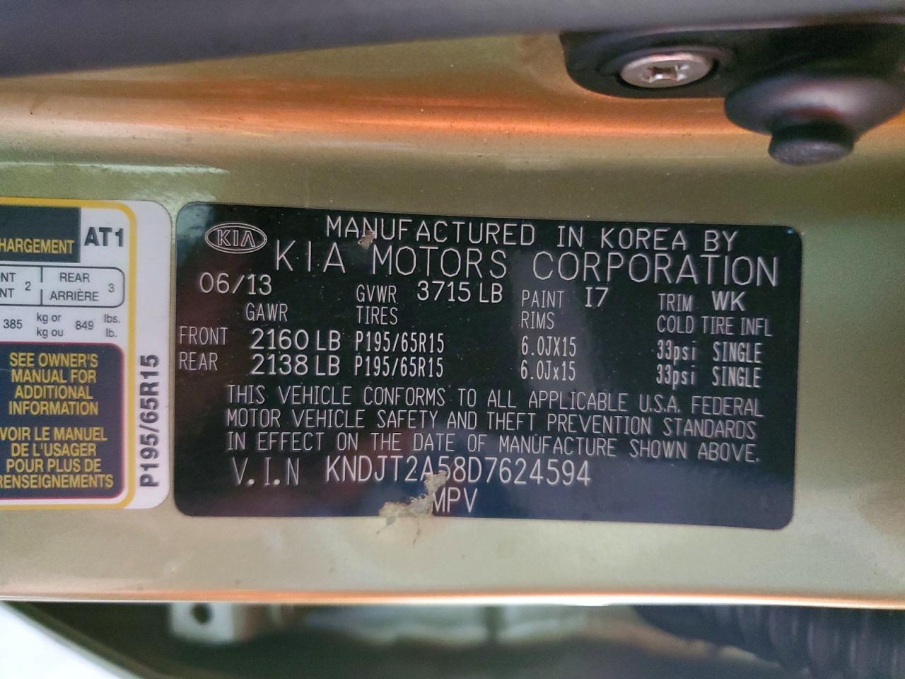 2013 KIA SOUL photo 12