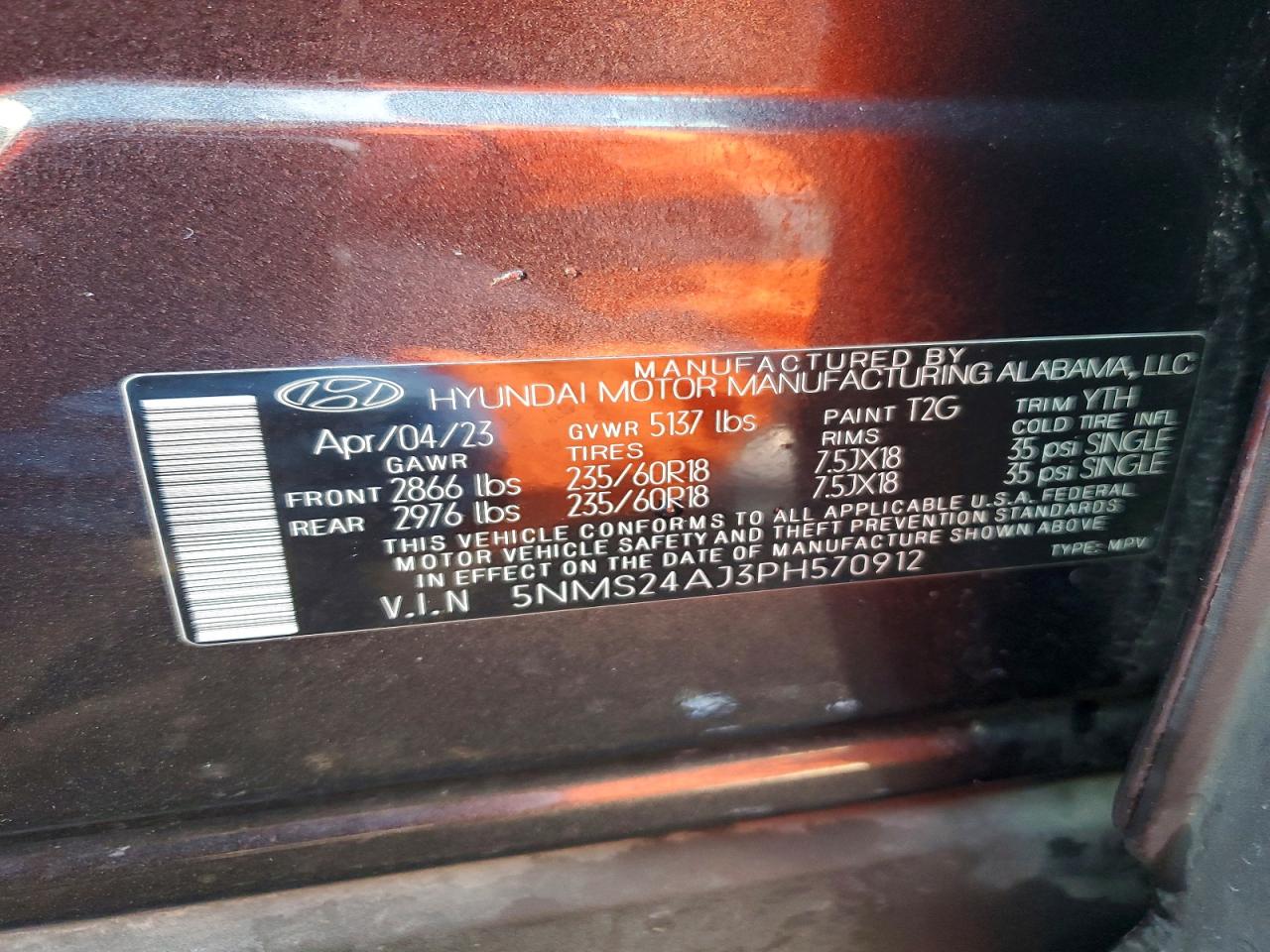 2023 HYUNDAI SANTA FE SEL photo 37