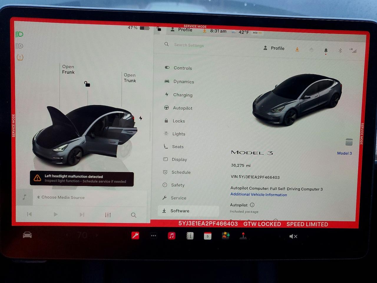 2023 TESLA MODEL 3 photo 9