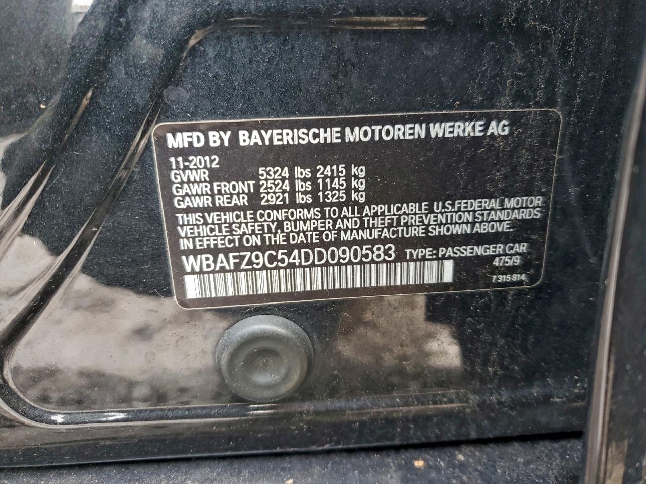 2013 BMW 535 I HYBRID photo 12