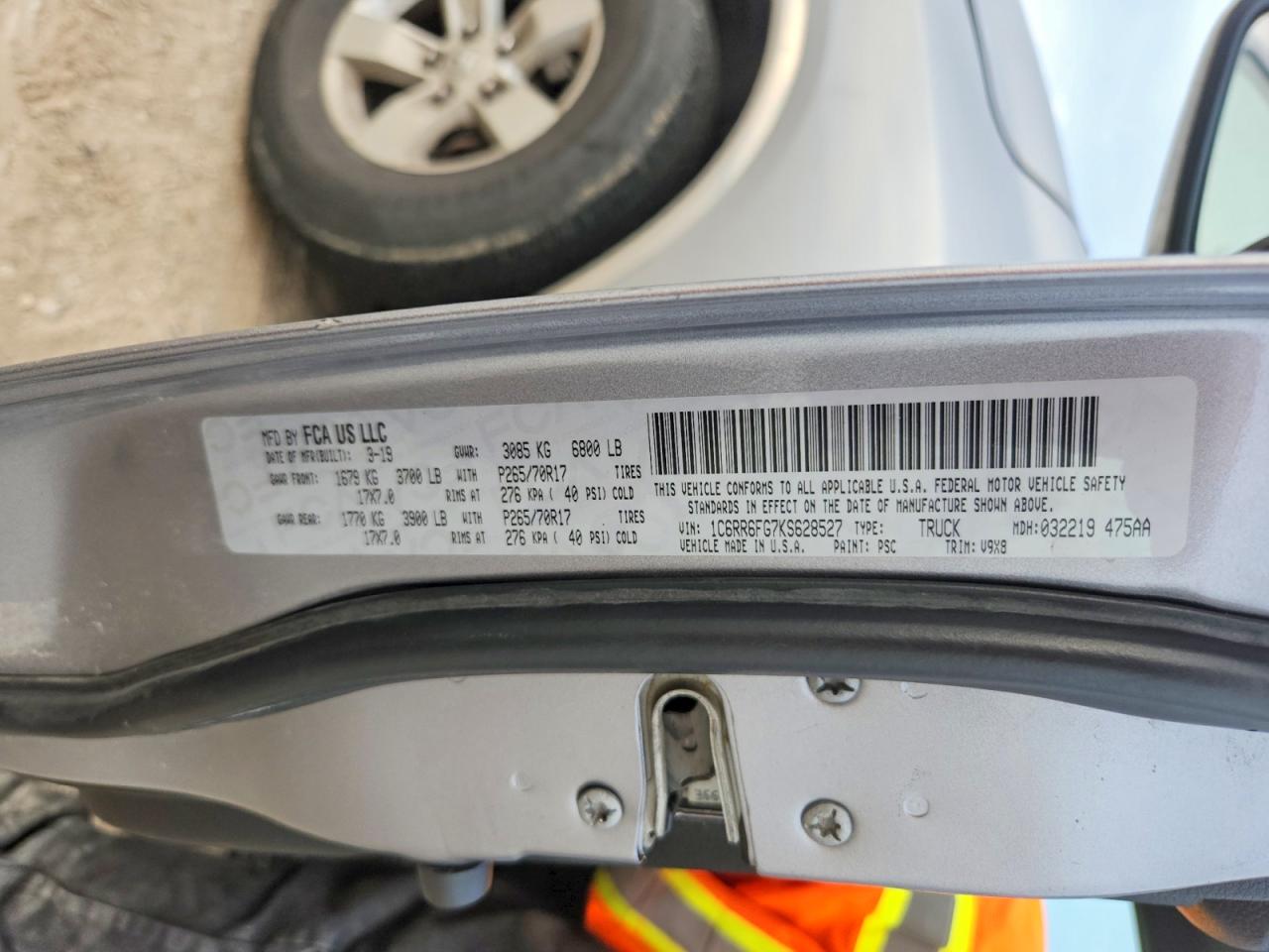 2019 RAM 1500 CLASSIC TRADESMAN photo 12