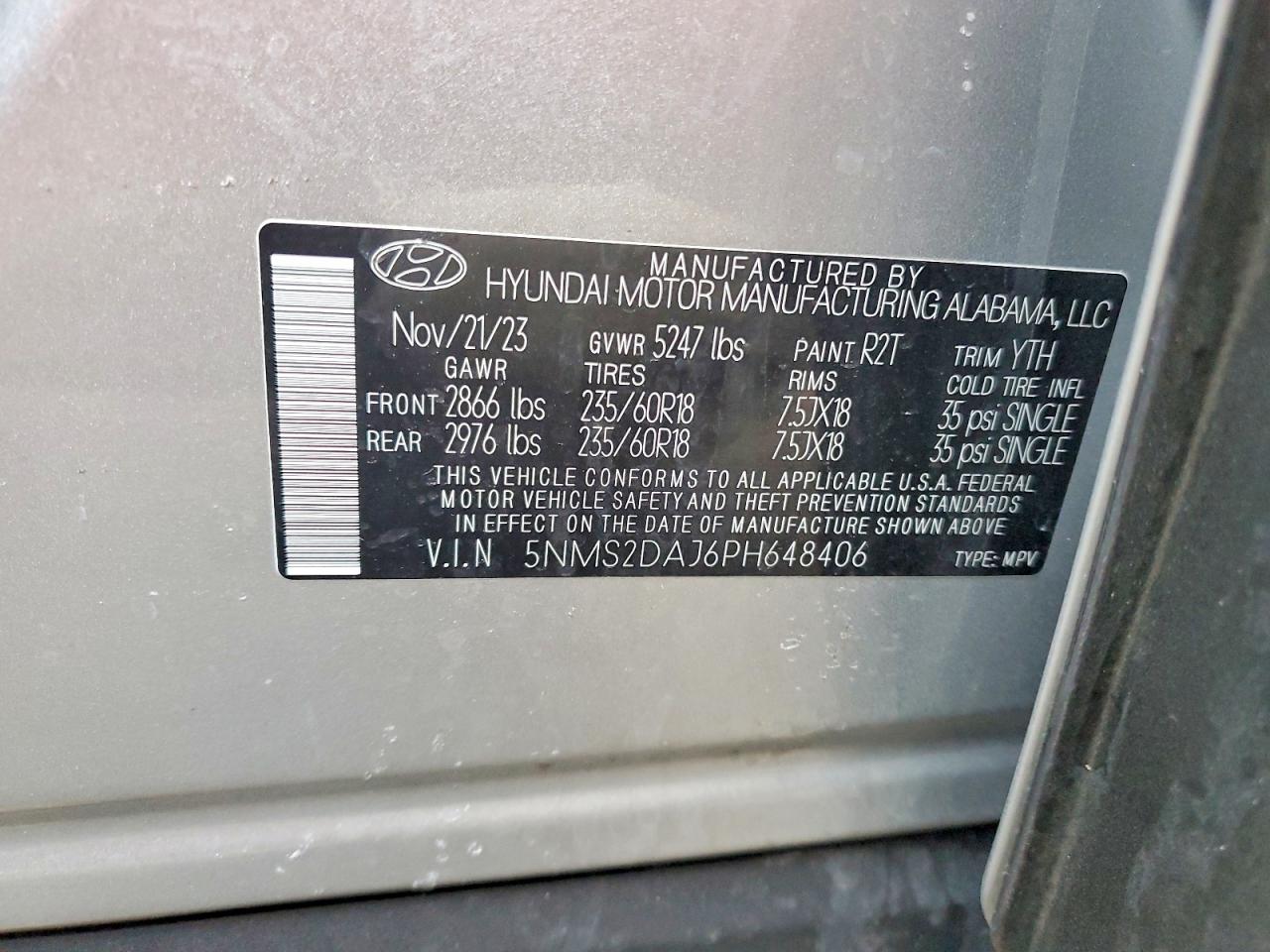 2023 HYUNDAI SANTA FE SEL photo 13