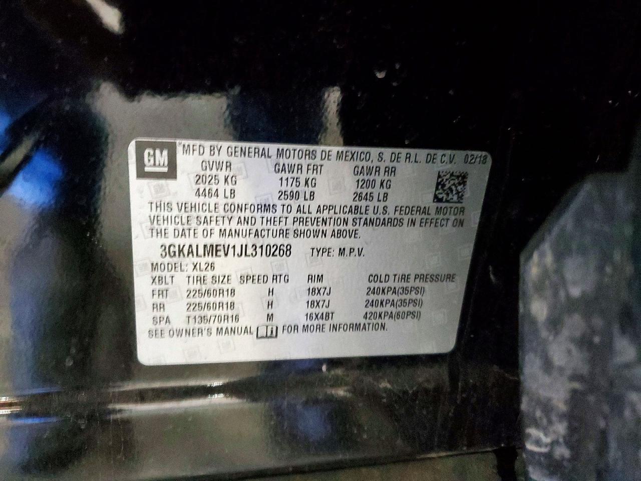 2018 GMC TERRAIN SLE photo 37