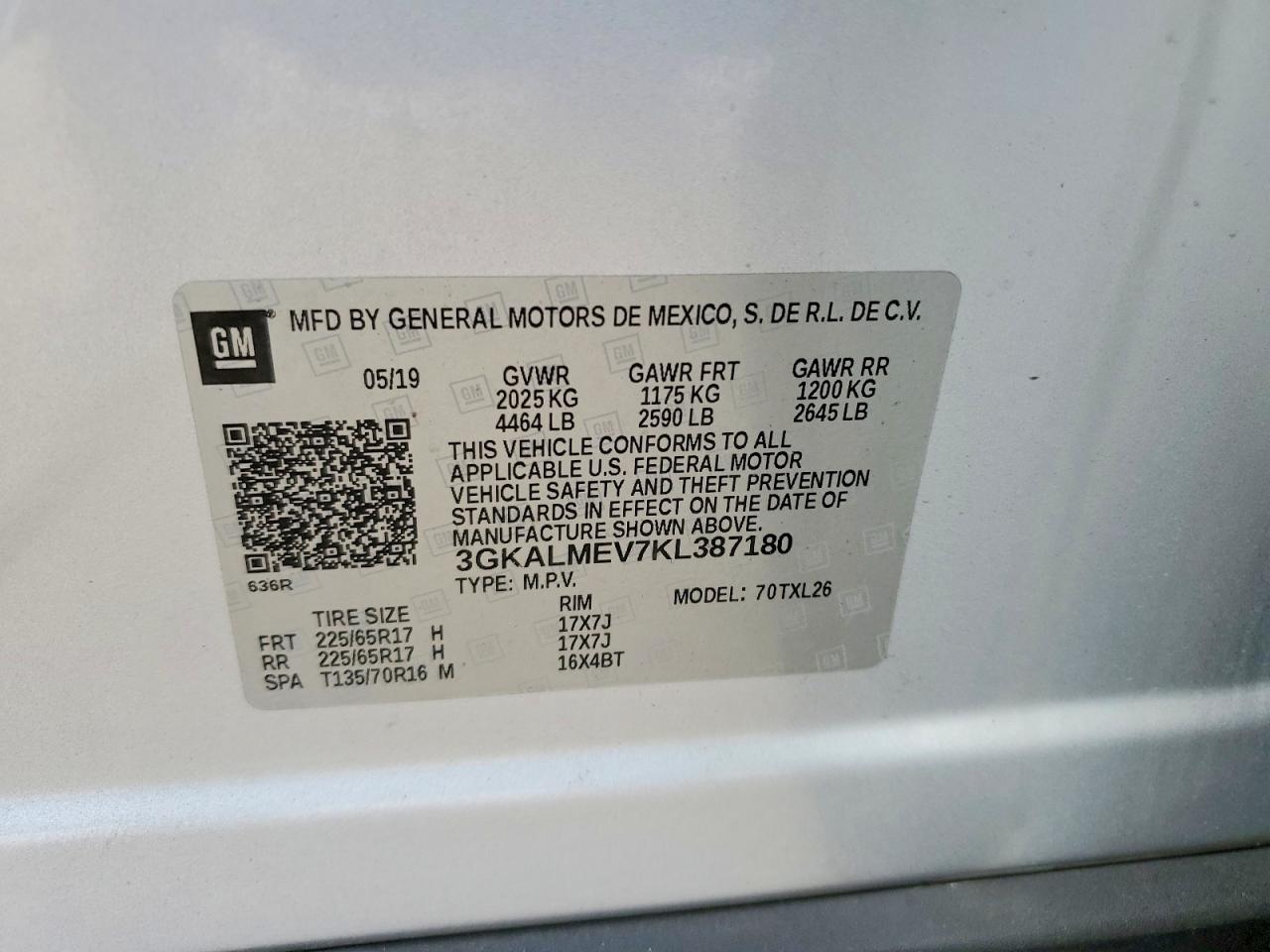 2019 GMC TERRAIN SLE photo 14