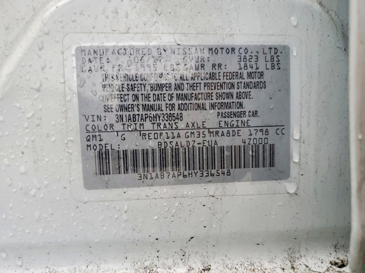 2017 NISSAN SENTRA SV photo 23