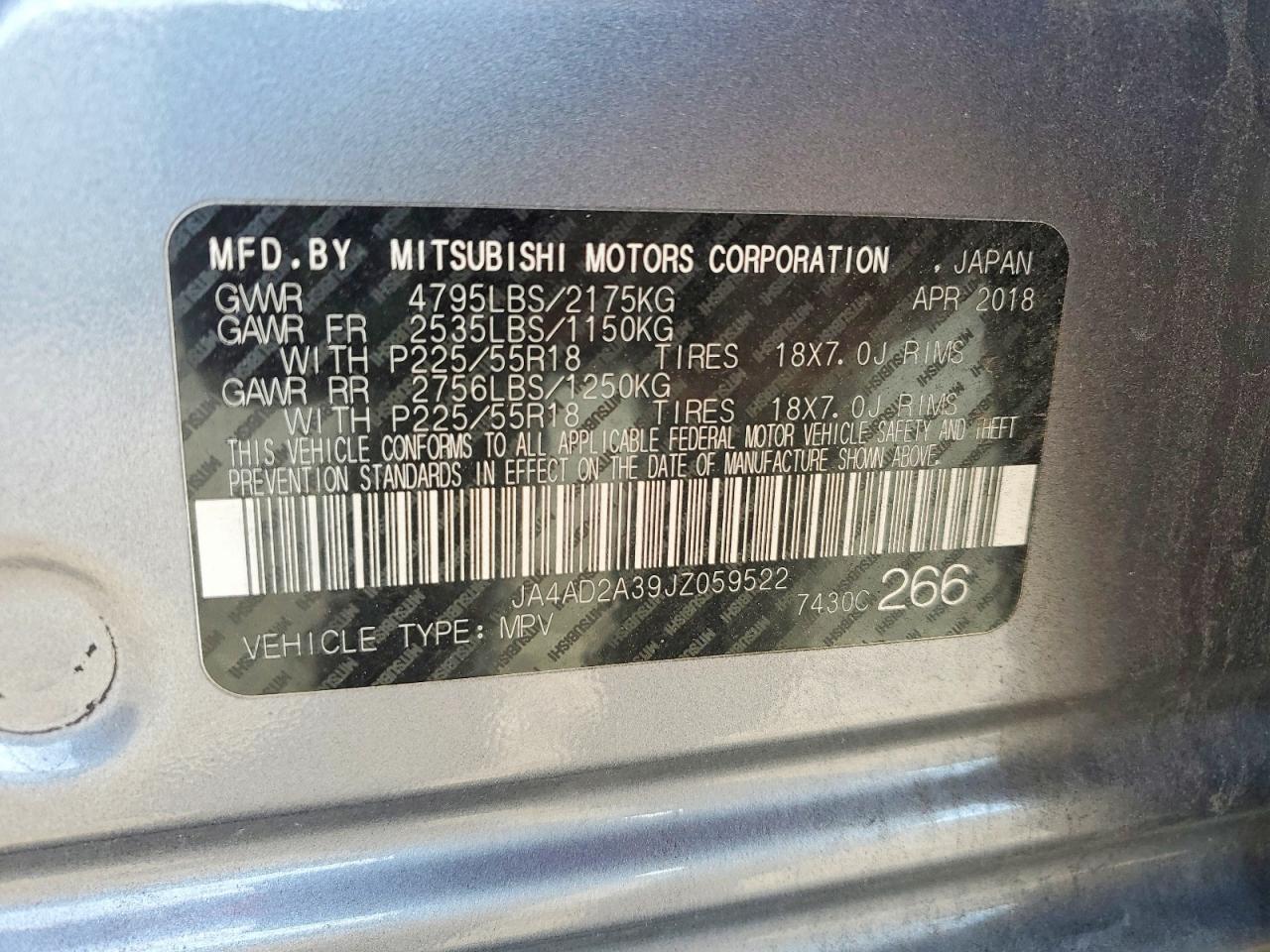 2018 MITSUBISHI OUTLANDER ES photo 27
