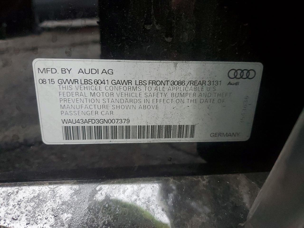 2016 AUDI A8 L QUATTRO photo 12