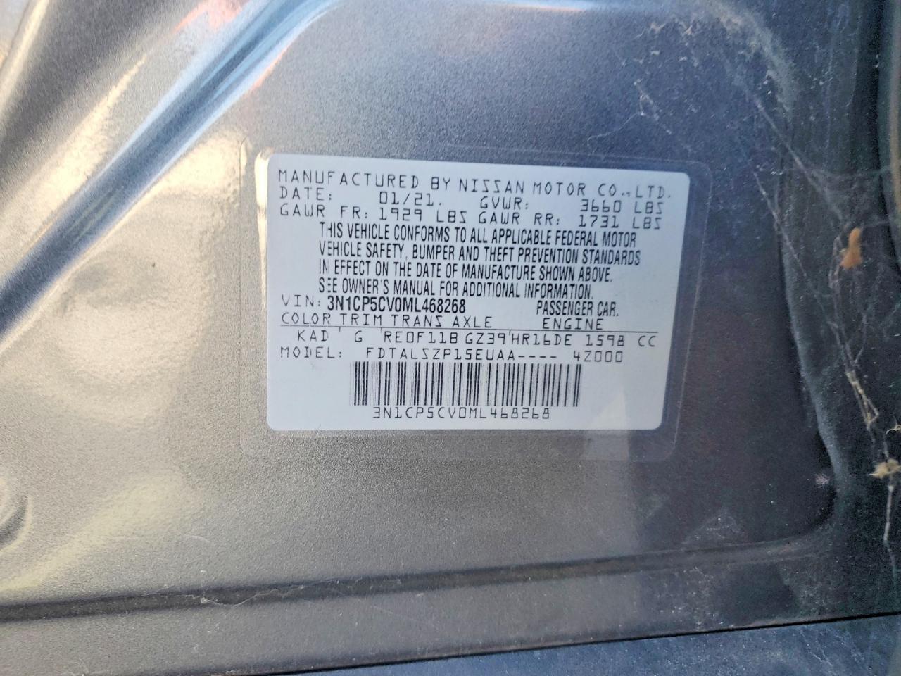 2021 NISSAN KICKS SV photo 12