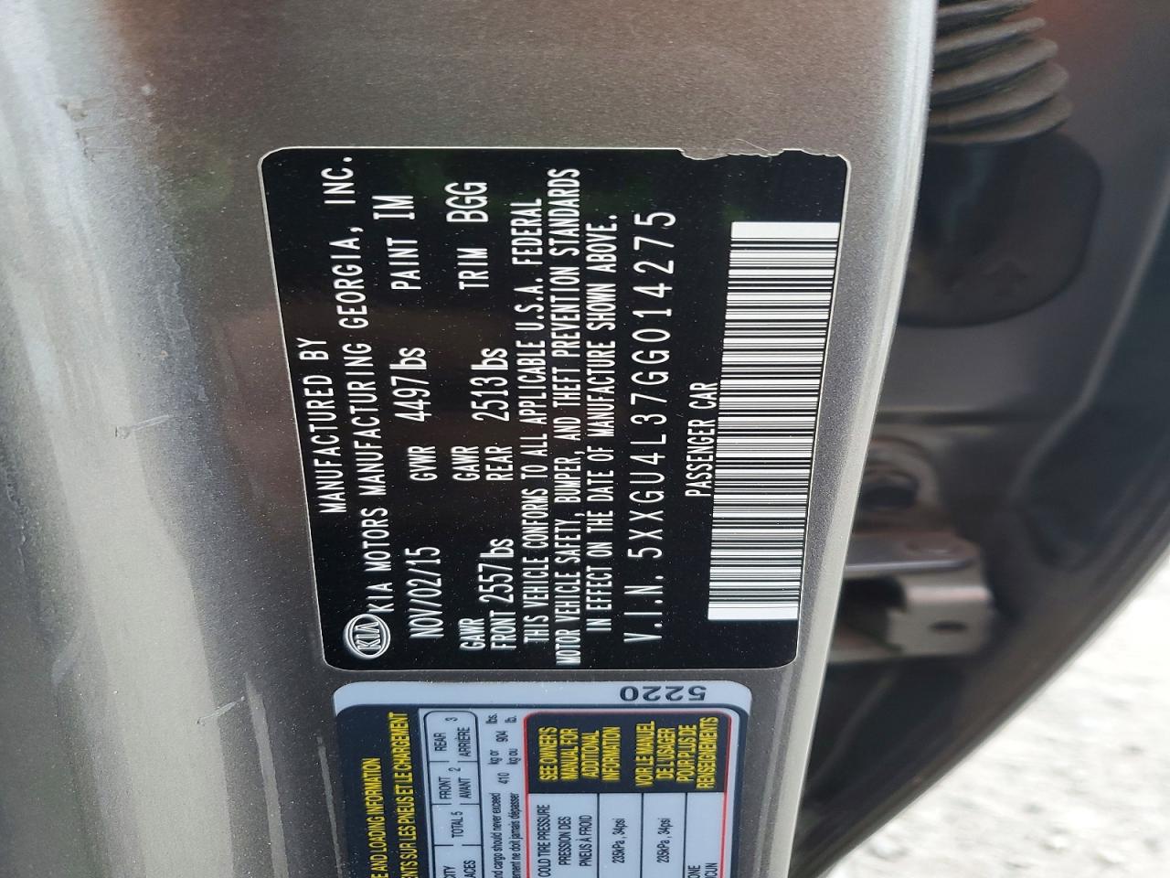 2016 KIA OPTIMA EX photo 12
