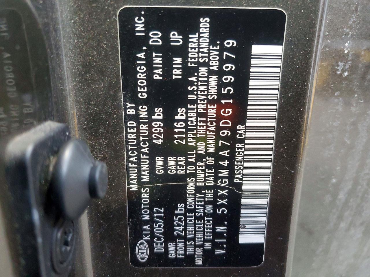 2013 KIA OPTIMA LX photo 13