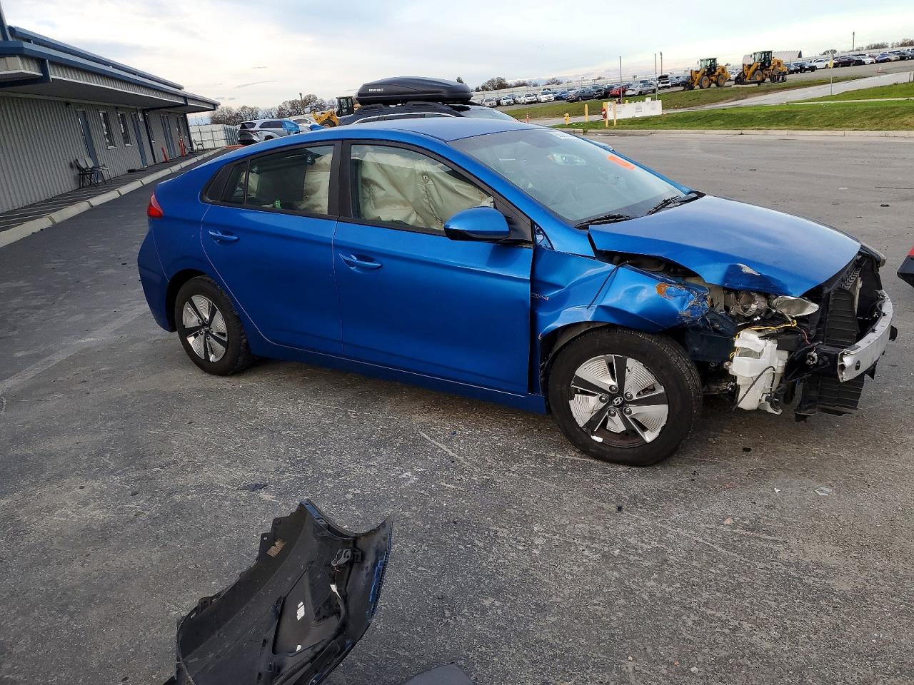 2017 HYUNDAI IONIQ BLUE photo 4