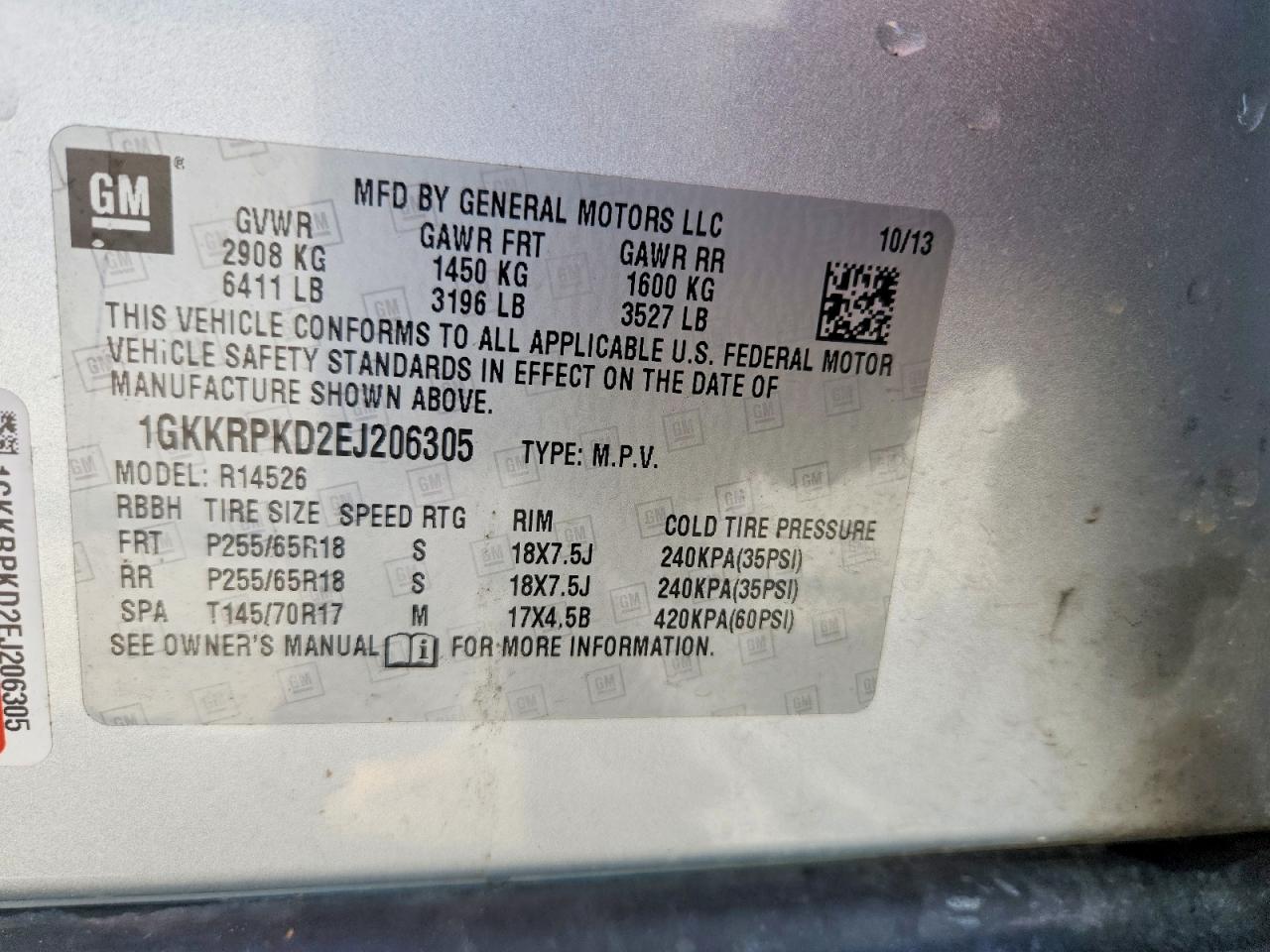 2014 GMC ACADIA SLE photo 27
