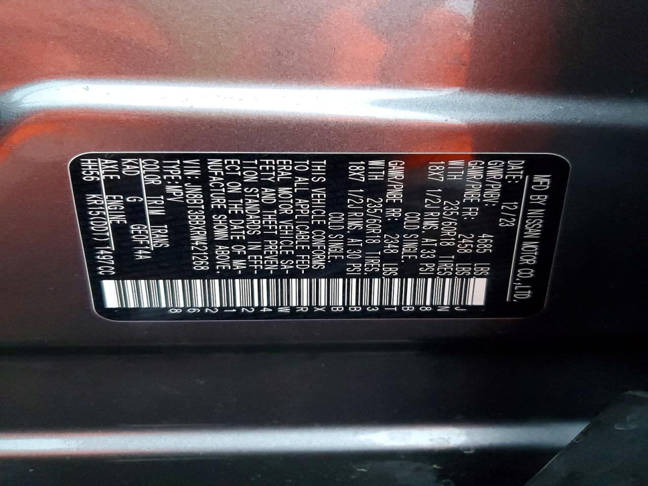 2024 NISSAN ROGUE SV photo 25