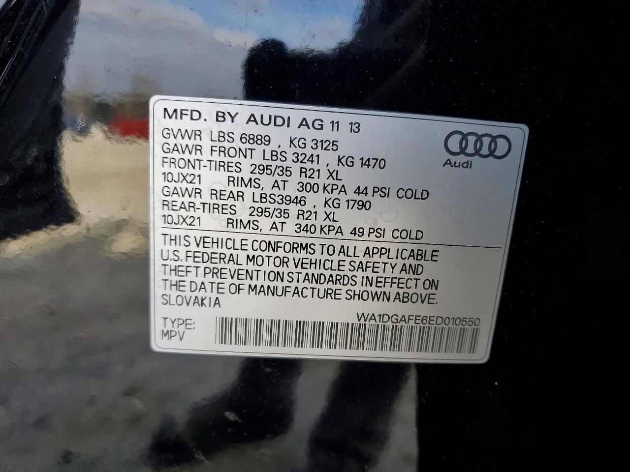 2014 AUDI Q7 PRESTIGE photo 12