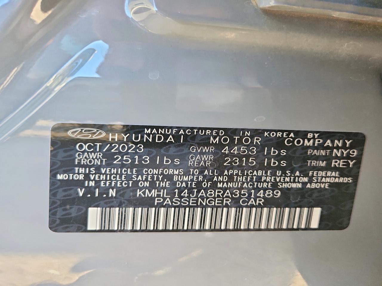 2024 HYUNDAI SONATA SEL photo 12