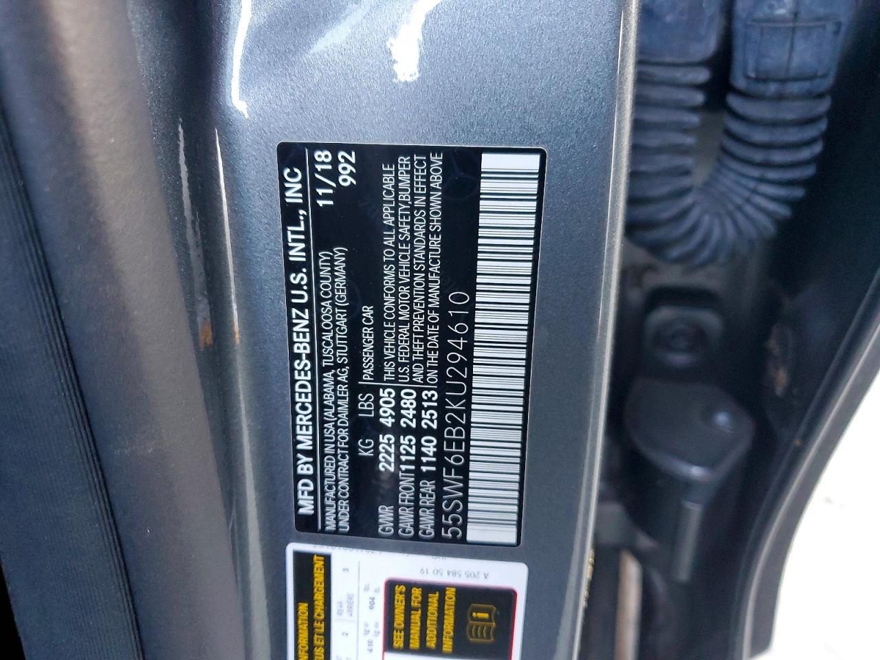 2019 MERCEDES-BENZ C 43 AMG photo 12