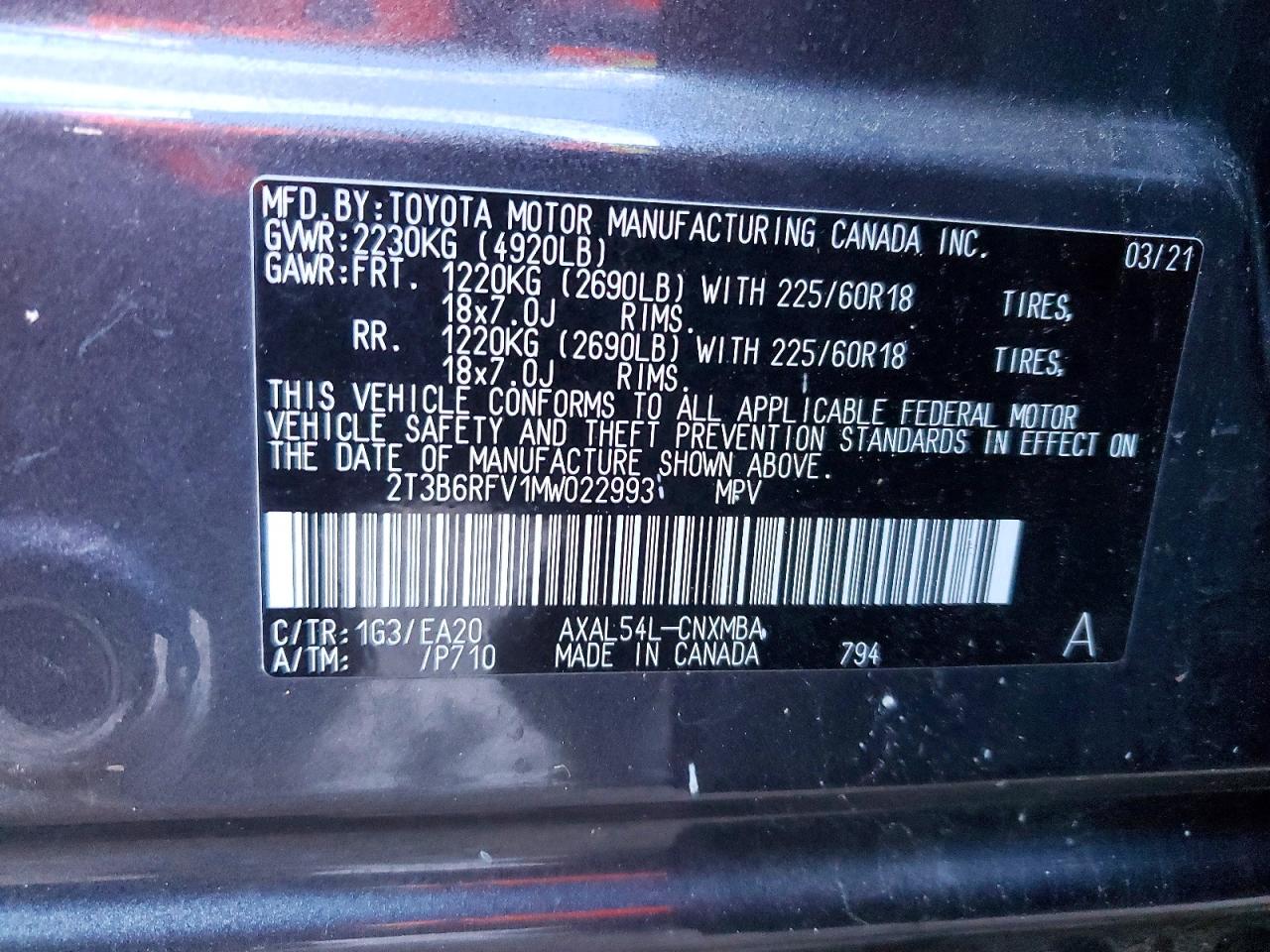 2021 TOYOTA RAV4 XLE PREMIUM photo 14