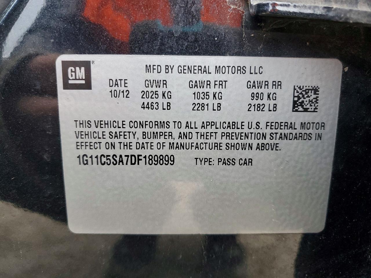 2013 CHEVROLET MALIBU 1LT photo 23